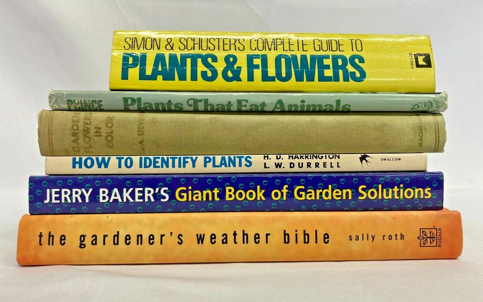 Plants Flowers Garden Solutions Book Lot of 6 Gardener’s Weather Bible