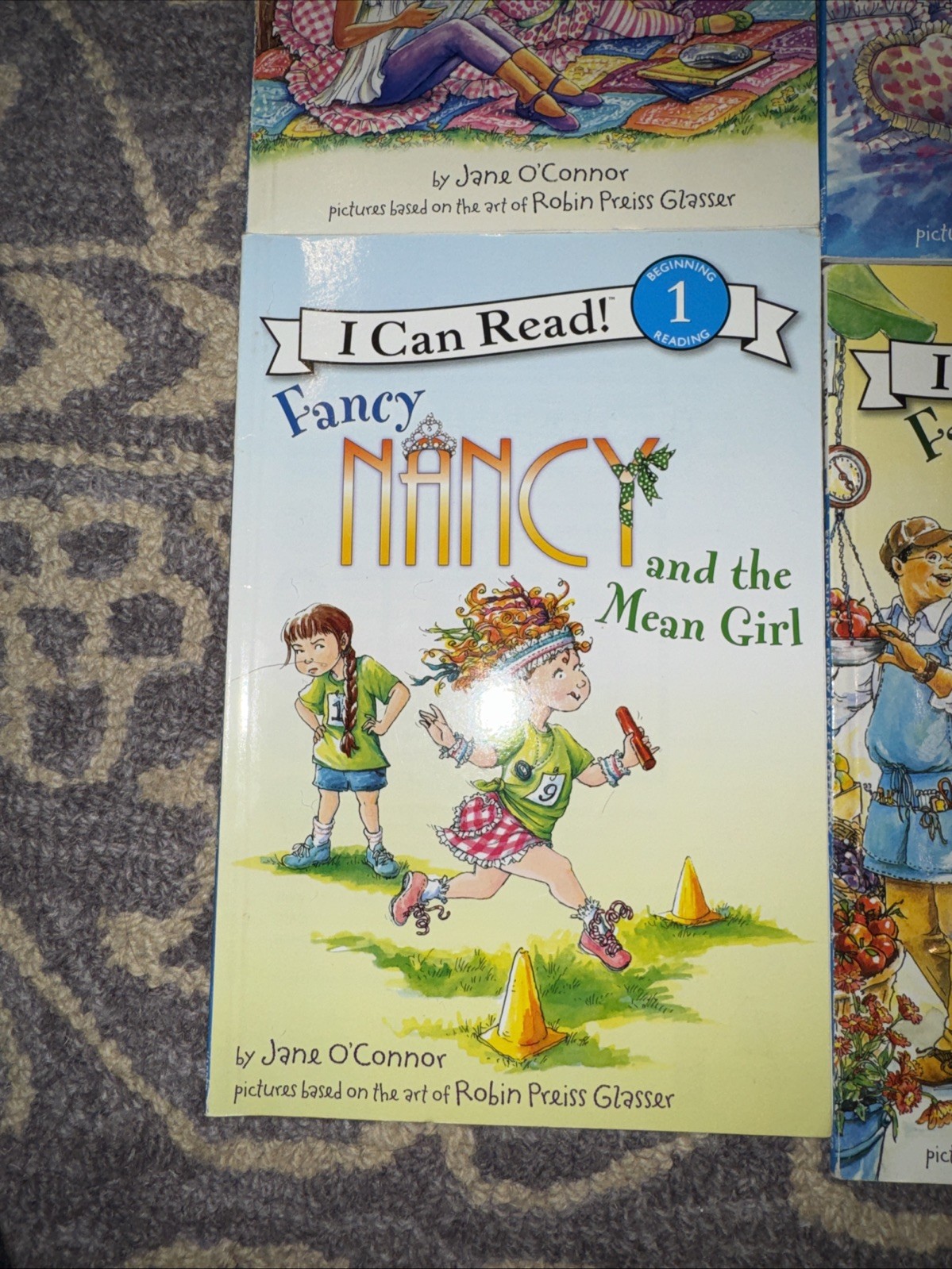 Vintage Fancy Nancy I Can Read Lot 5 Books + JoJo Magic 6pk Level 1