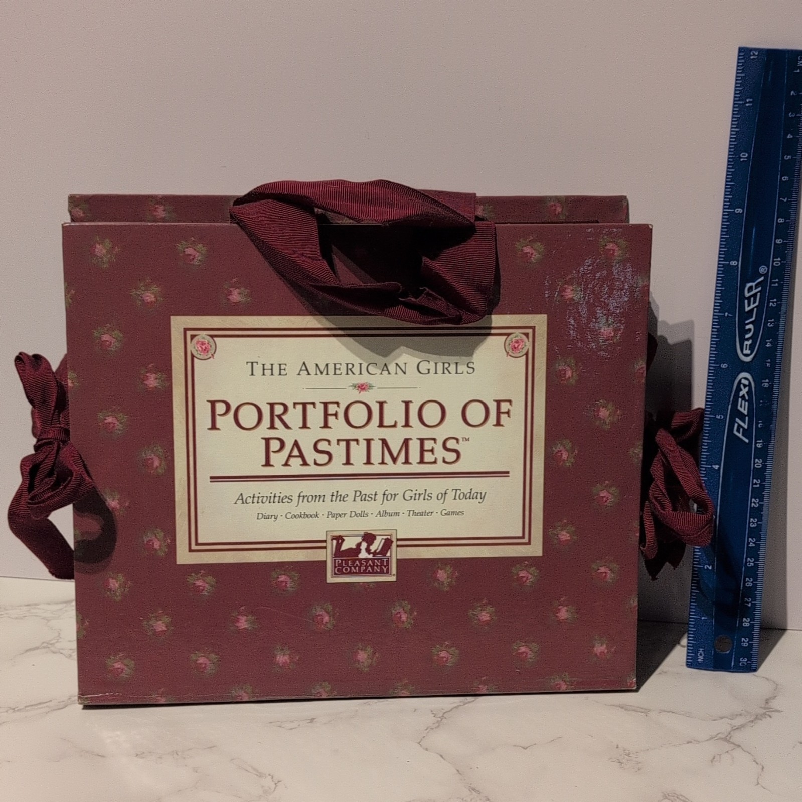 Pleasant Company American Girls Pastimes Portfolio Box Set Games