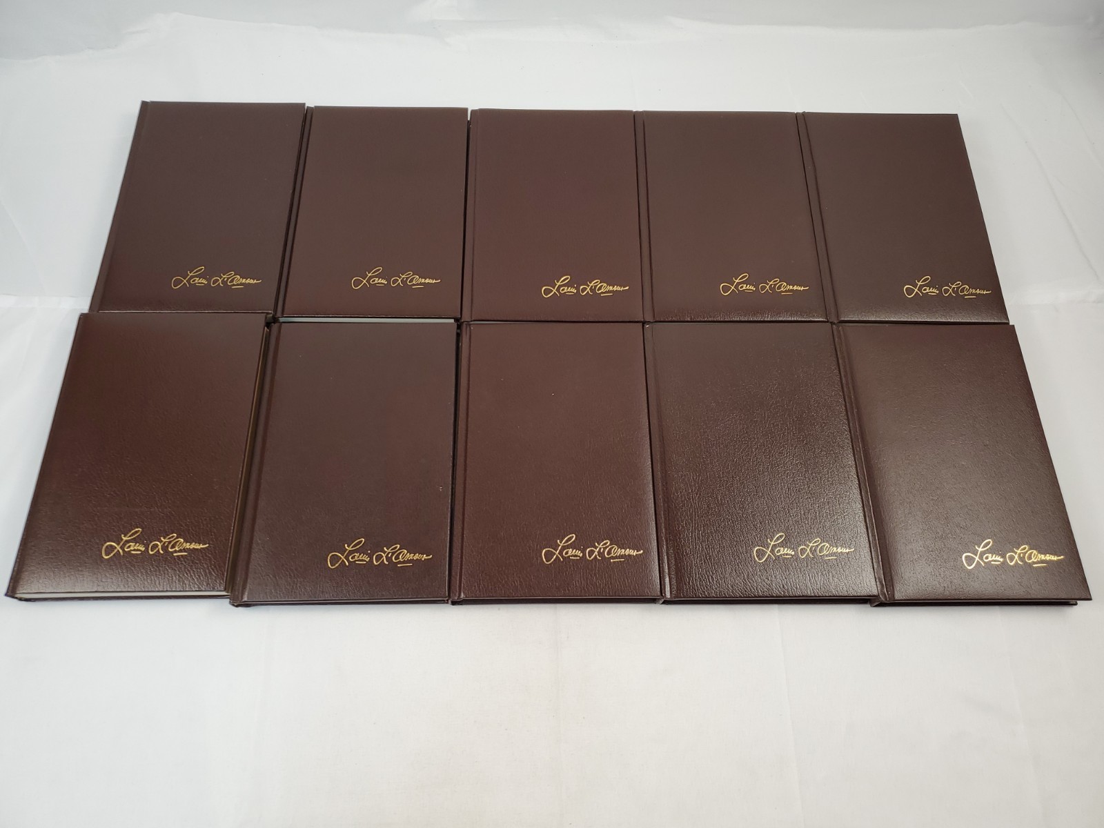 The Louis L’amour Collection Leatherette Bantam Book Lot Of 10