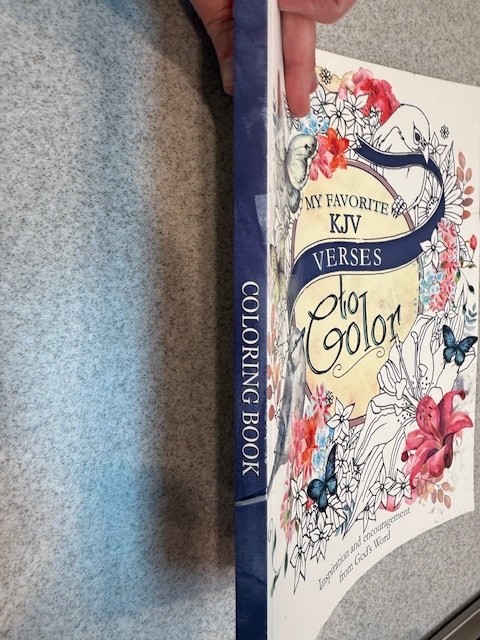 My Favorite KJV verses to Color adult coloring book; 60+ pages; inspiration