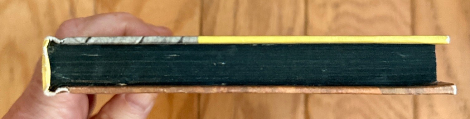 Nancy Drew #45 The Spider Sapphire Mystery Yellow Matte 1968 White Endpapers