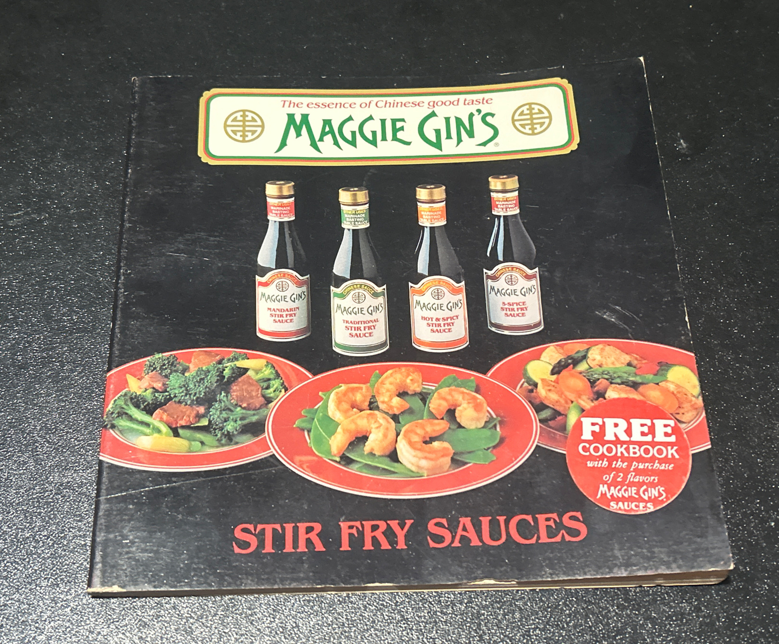 Maggie Gins Stir Fry Sauce Cookbook Recipes – 1983 – Hard To Find Vintage & Rare