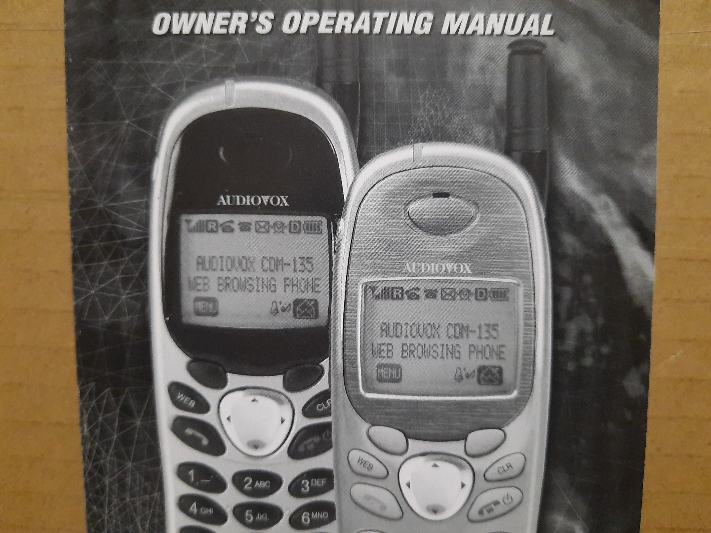 Audiovox Cellphone Phone CDM-135 & CDM-135XL Owner Operating Manual 115 Pages