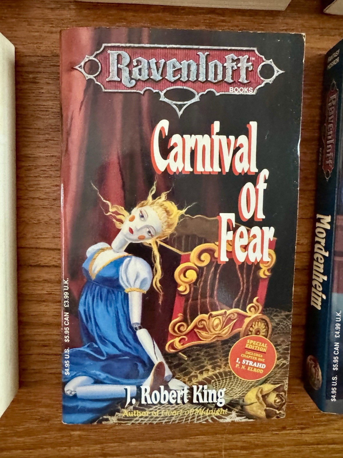 RAVENLOFT 9x PAPERBACK Book LOT Fantasy Horror TSR Christie Golden J ROBERT KING