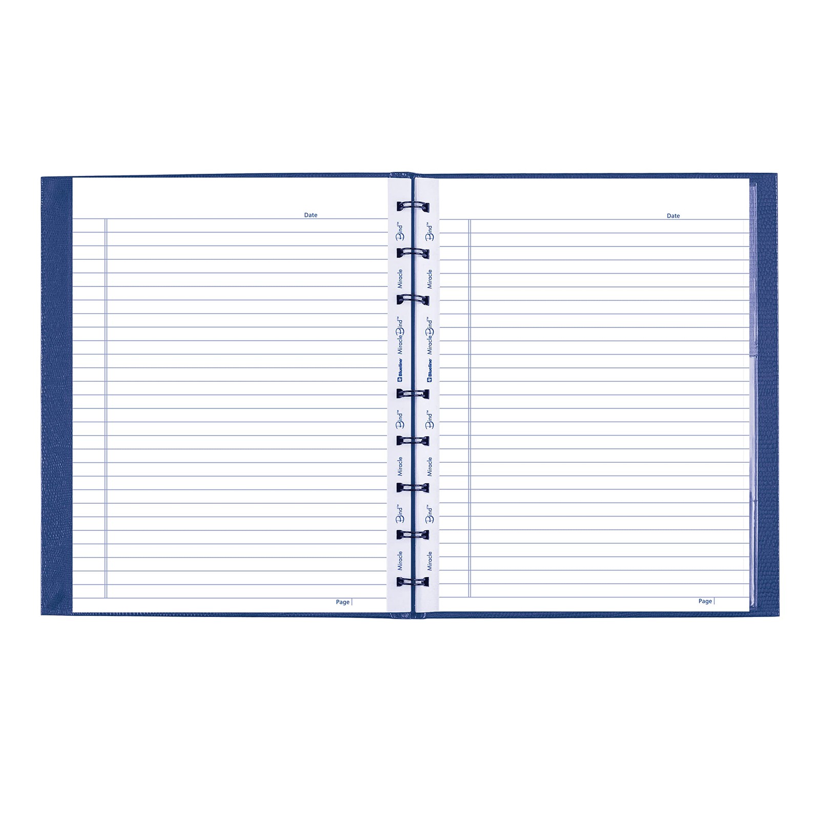 MiracleBind™ Notebook, Lizard-Like Hard Cover, 9.25″ x 7.25″, 150 Pages, Indi…