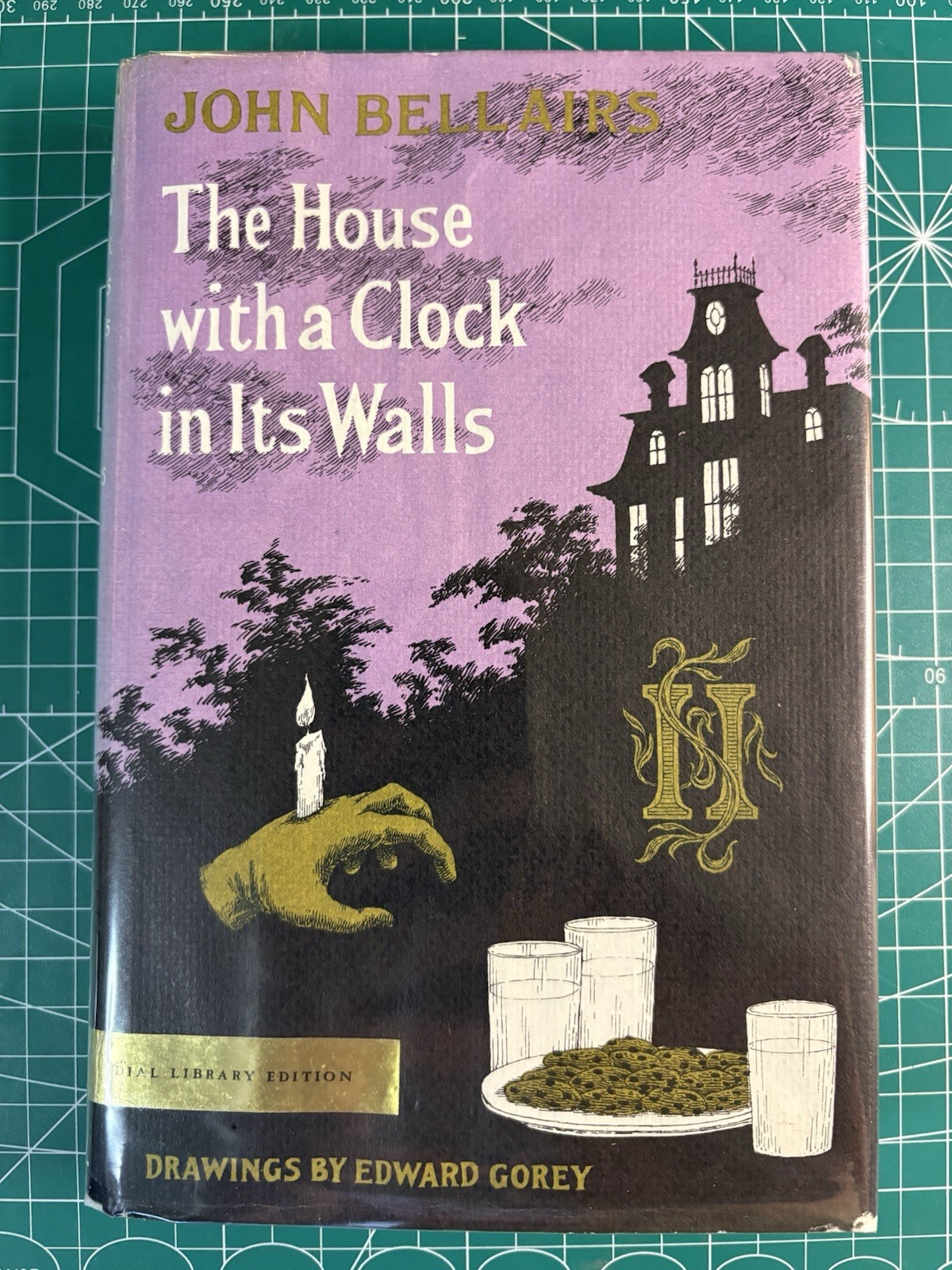The House with a Clock in Its Walls Full Size HC DJ Bellairs Gorey 1st Ed 13thPr