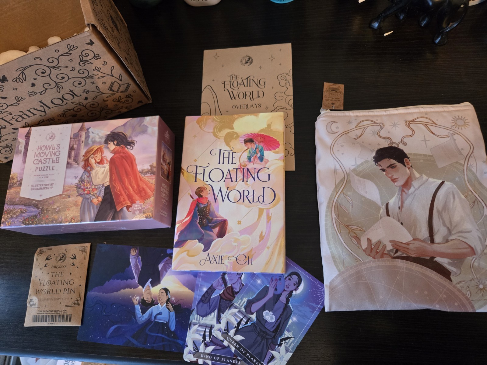 The Floating World ~ Axie OH ~ From Fairyloot May 2025 Complete Box ~ Signed