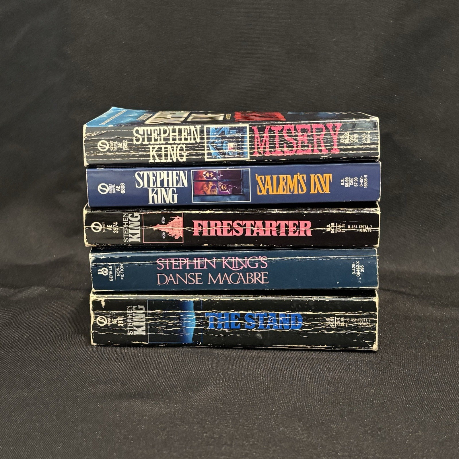 Stephen King Lot Salem’s Lot Misery Firestarter The Stand Danse Macabre horror