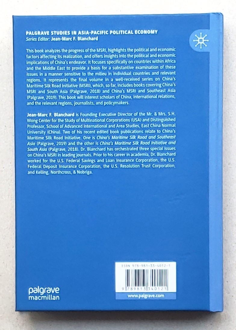 China’s Maritime Silk Road Initiative Africa & the Middle East Signed by Editor