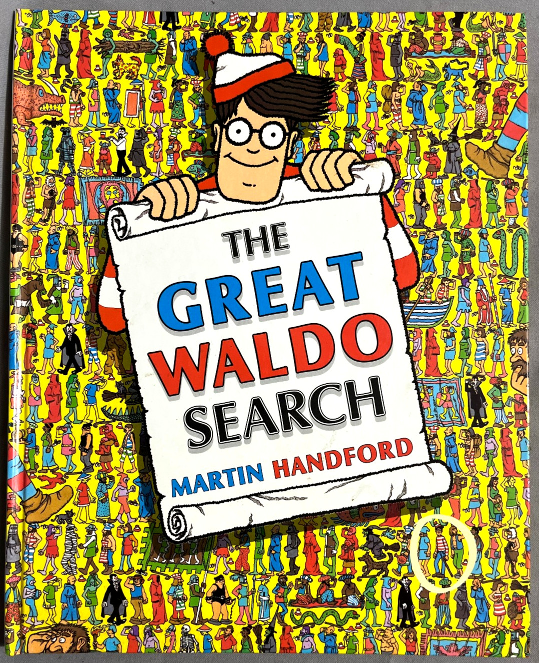 The Great Waldo Search Hardcover Book By Martin Hanford with illustrations 1989