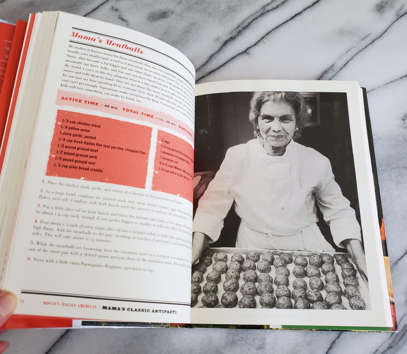 *Signed Bkplte ROCCO’S ITALIAN AMERICAN Rocco Dispirito & Mama Cookbook 2004 1st