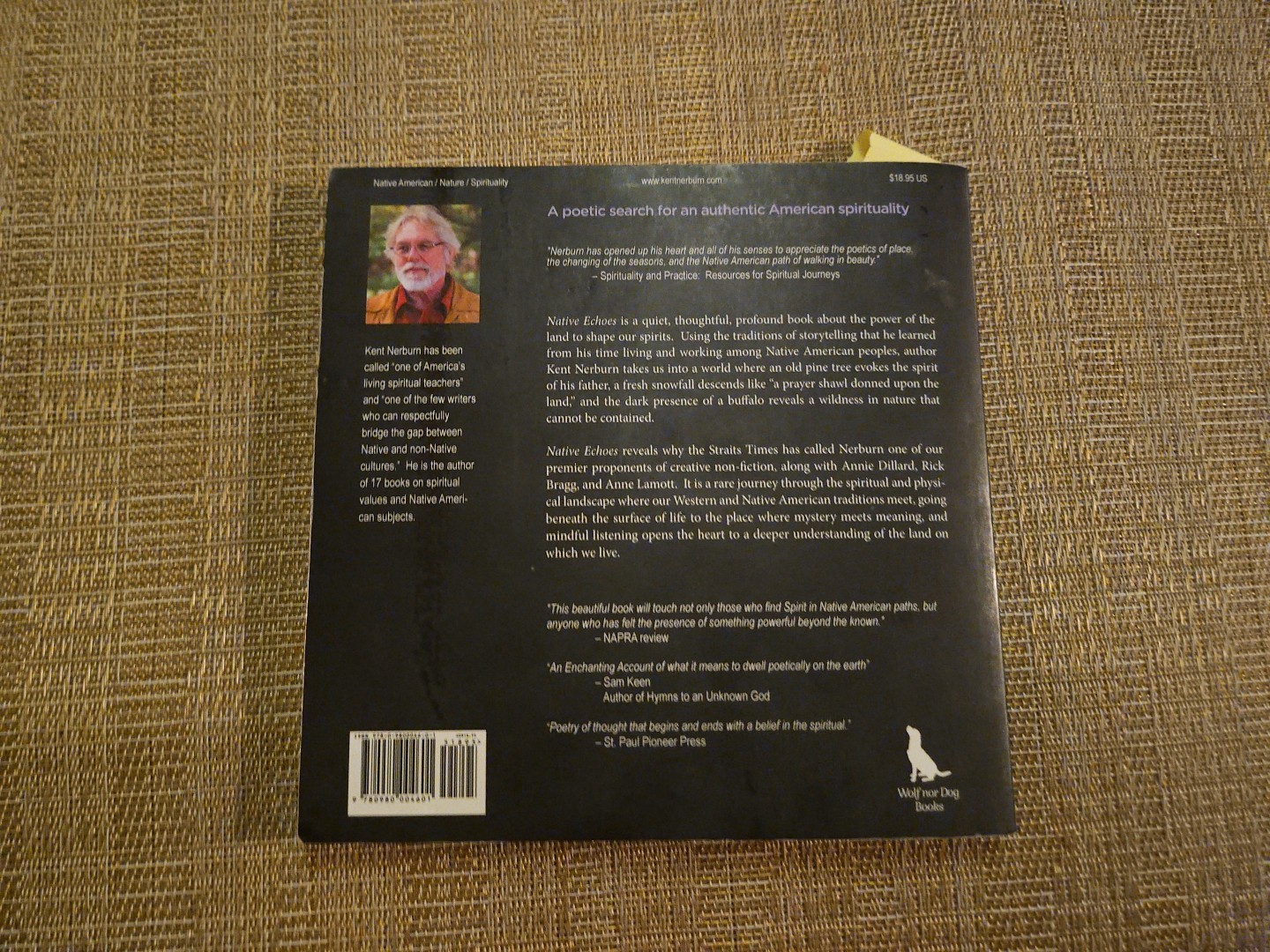 Native Echoes: Listening to the Spirit of the Land, Kent Nerburn, 1999, PB V