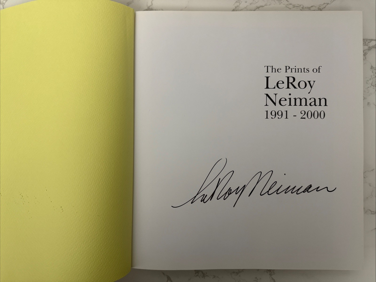 THE PRINTS OF LEROY NEIMAN CATALOGUE RAISONNE 1991-2000 By Leroy. Neiman-SIGNED