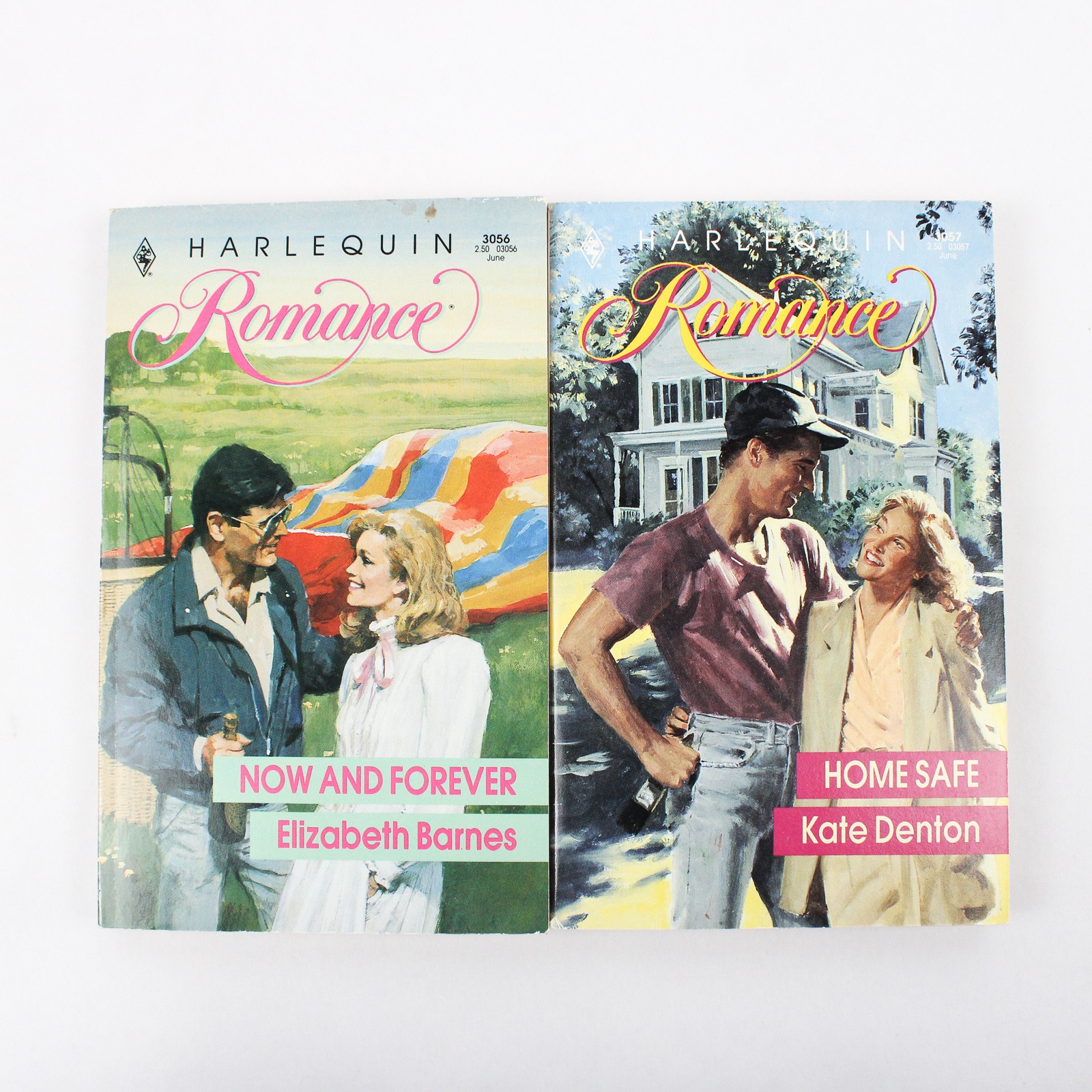 Lot of 4 Harlequin Romance Novels From 1990 Vintage Paperback