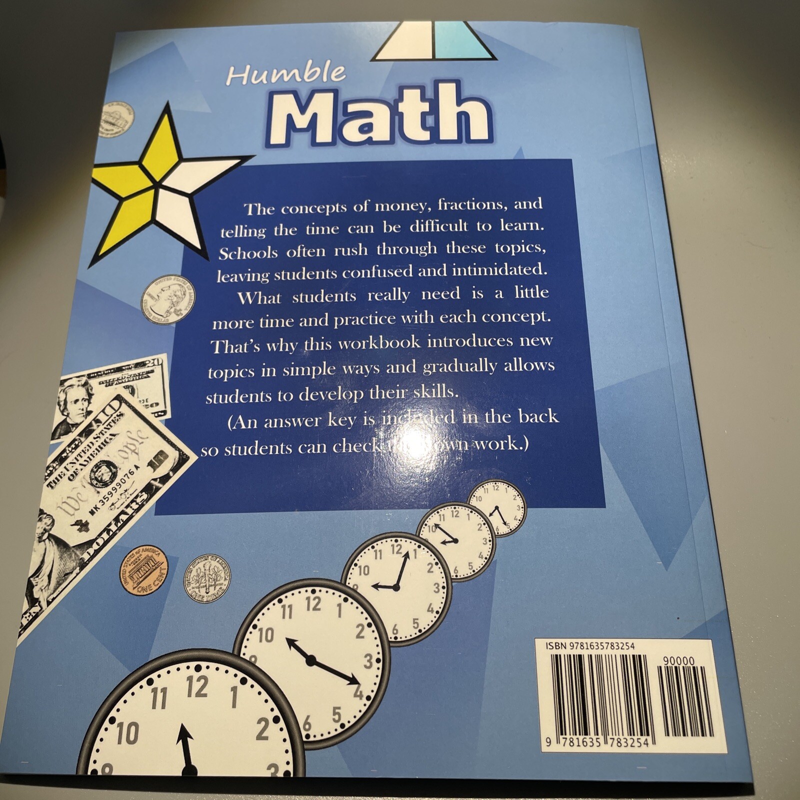 Humble Math – 100 Days of Money, Fractions, and Telling the Time : Workbook…