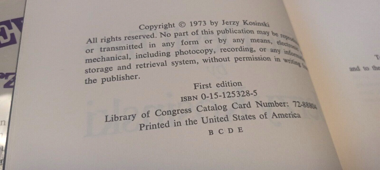 RARE SIGNED TYPESCRIPT AND NOVELS STEPS BEING THERE Jerzy Kosinski Devil Tree