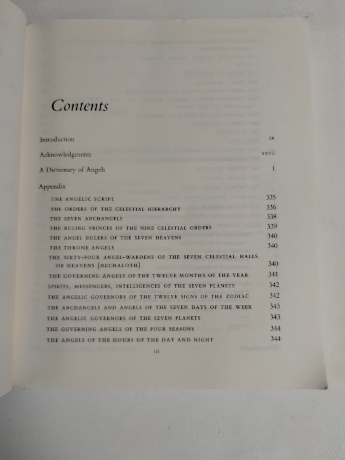 Dictionary Of Angels by Gustav Davidson 1971 Paperback First Free Press Edition
