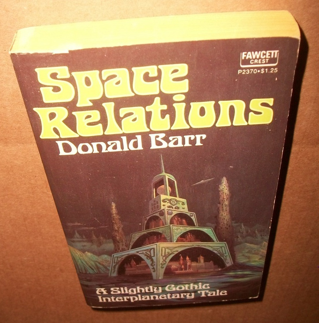 Space Relations Donald Barr Gothic Fawcett Crest P2370 $1.25 Feb 1975 1st prt EX