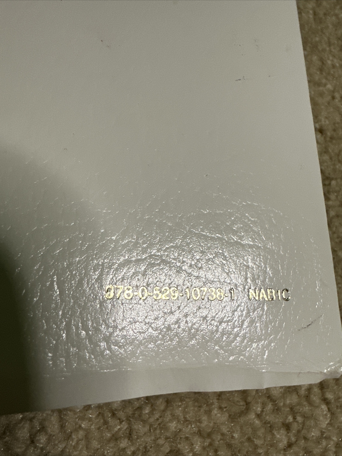 The New American Bible Catholic World Press w/ Tabs 1997 Ivory Faux Leather