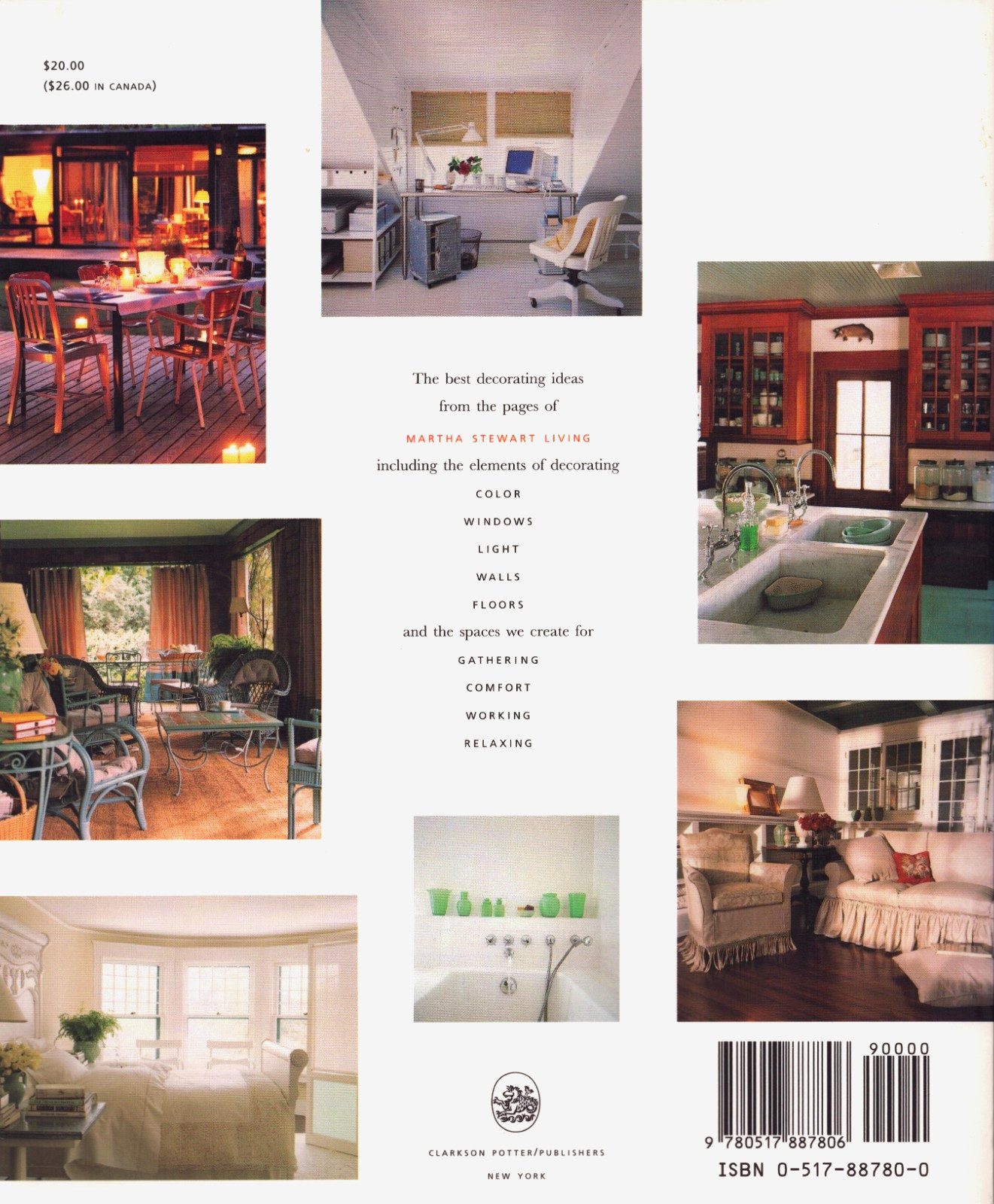 How to Decorate The Best of Martha Stewart Living Book Full Color Photographs
