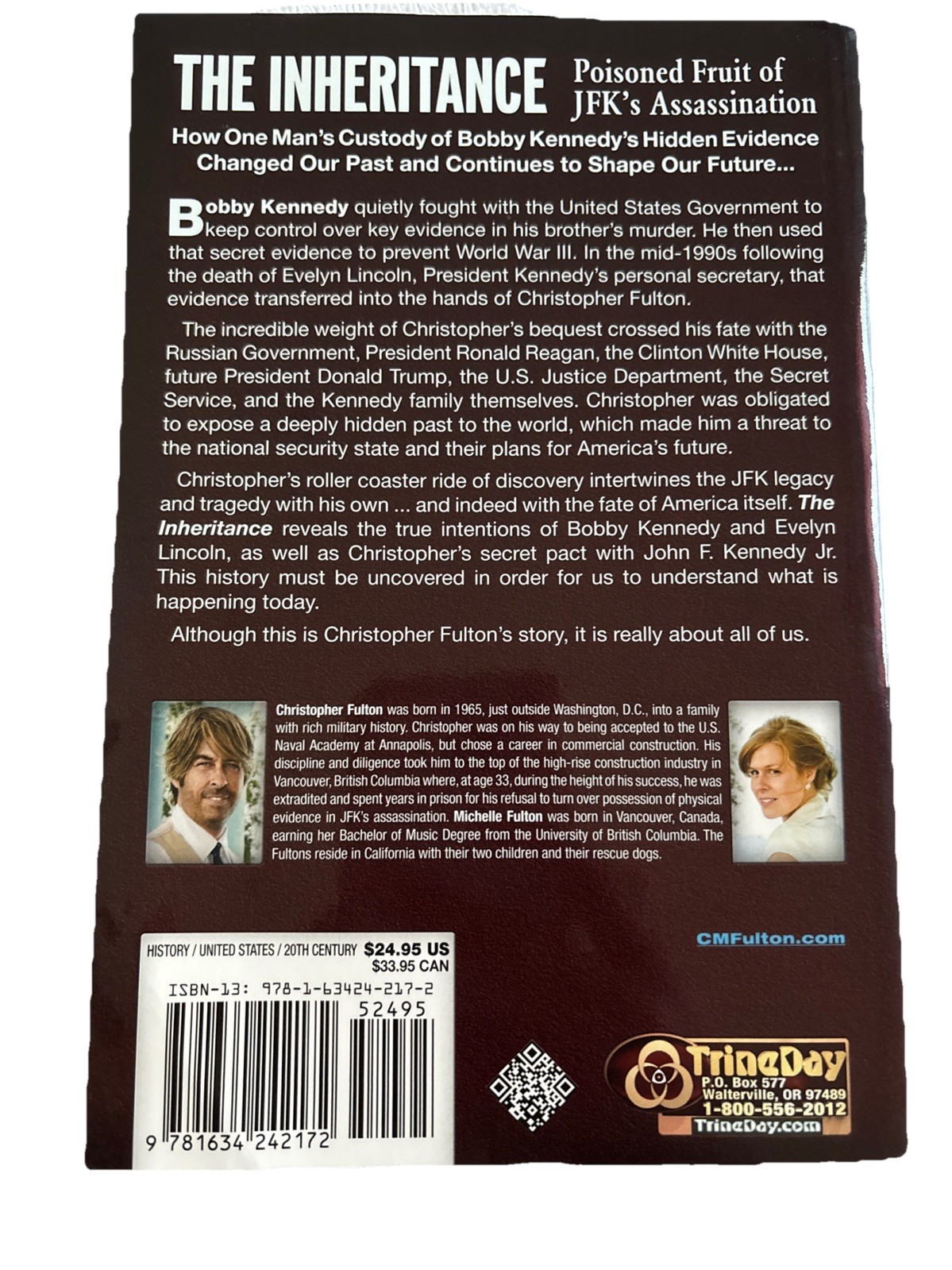 Inheritance : Poisoned Fruit of JFK’s Assassination (2018, Trade Paperback)