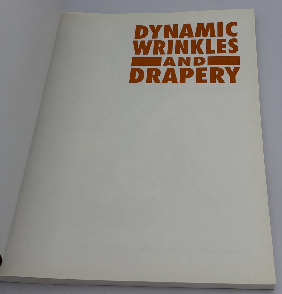 Dynamic Wrinkles And Drapery Burne Hogarth 1995 Art Paperback Vintage Illustrate