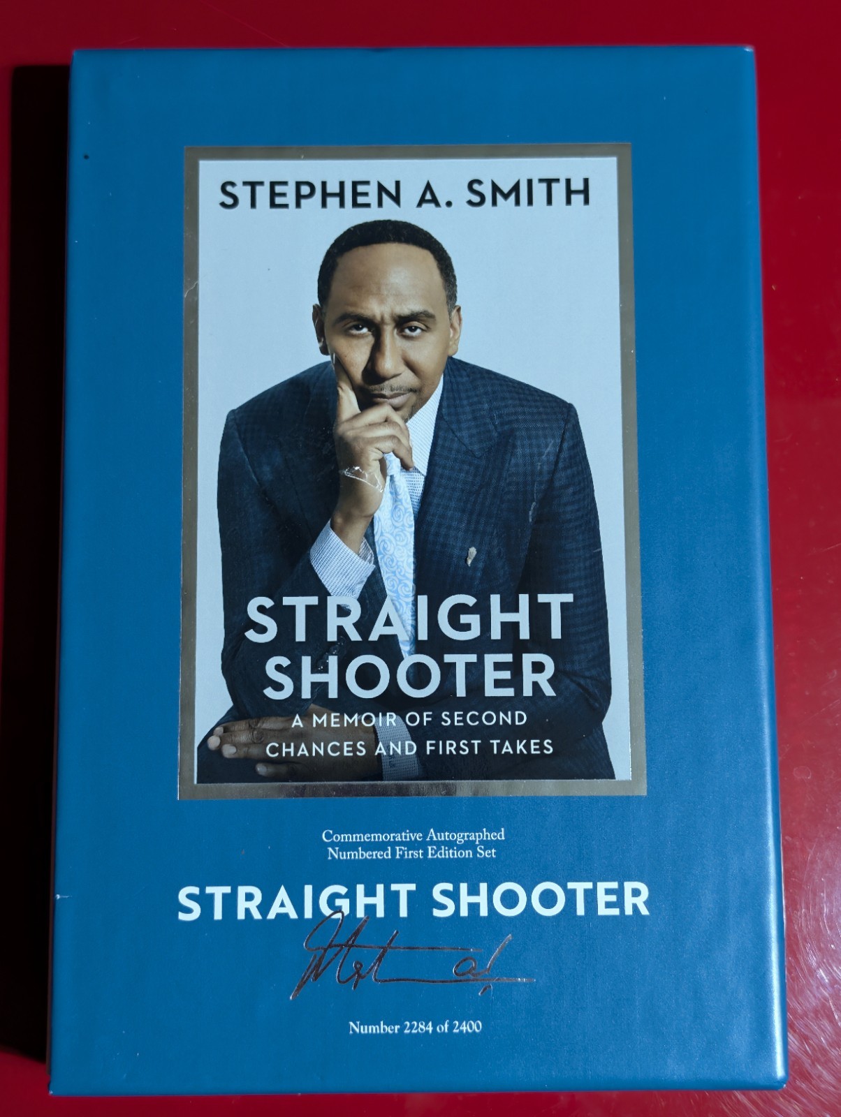 Stephen A. Smith Signed Straight Shooter Limited 1st Ed #2284/2400 COA