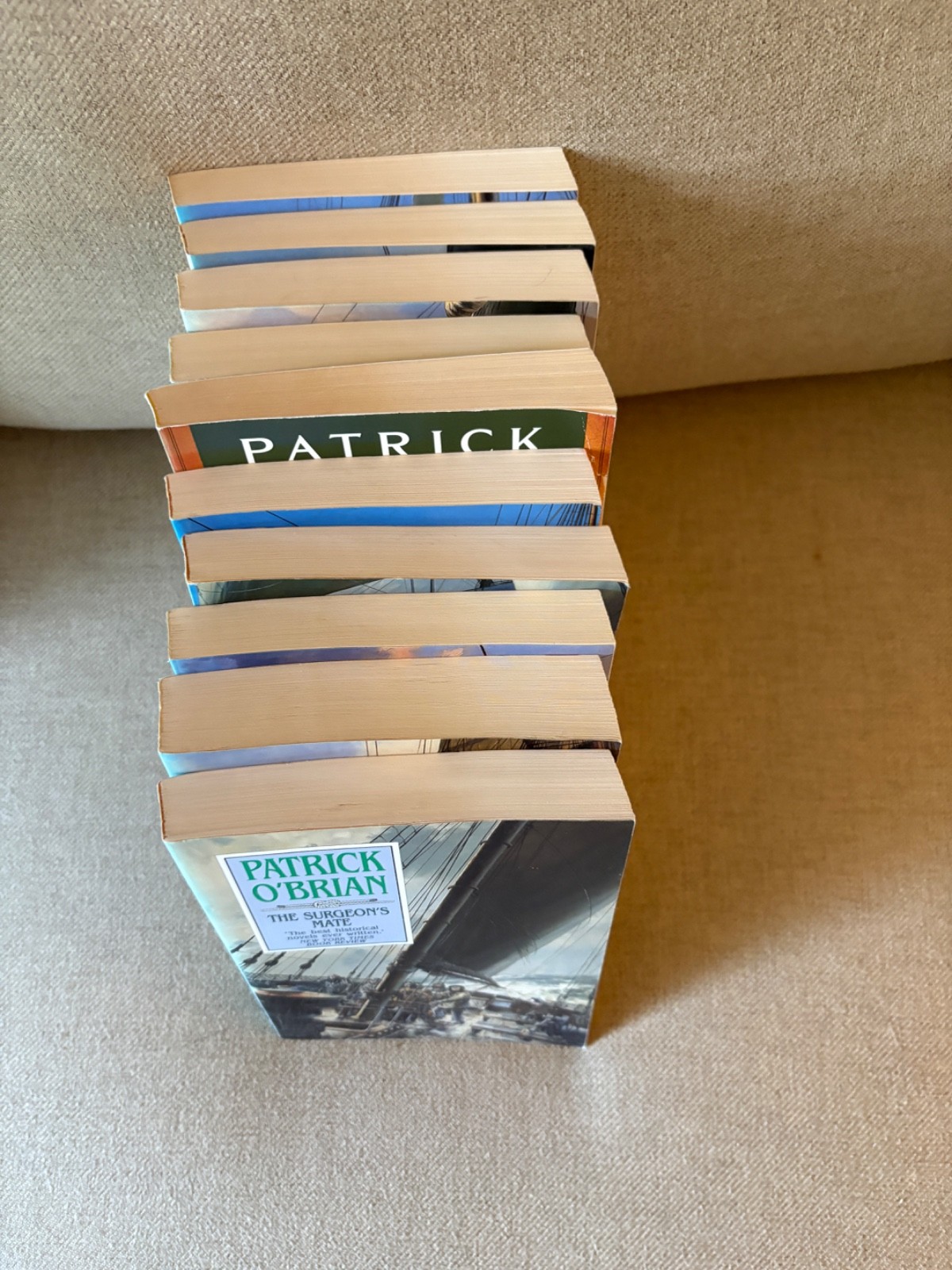 Aubrey and Maturin Sea Adventures by Patrick O’Brian-10 Trade PB – 5 HB/DJ