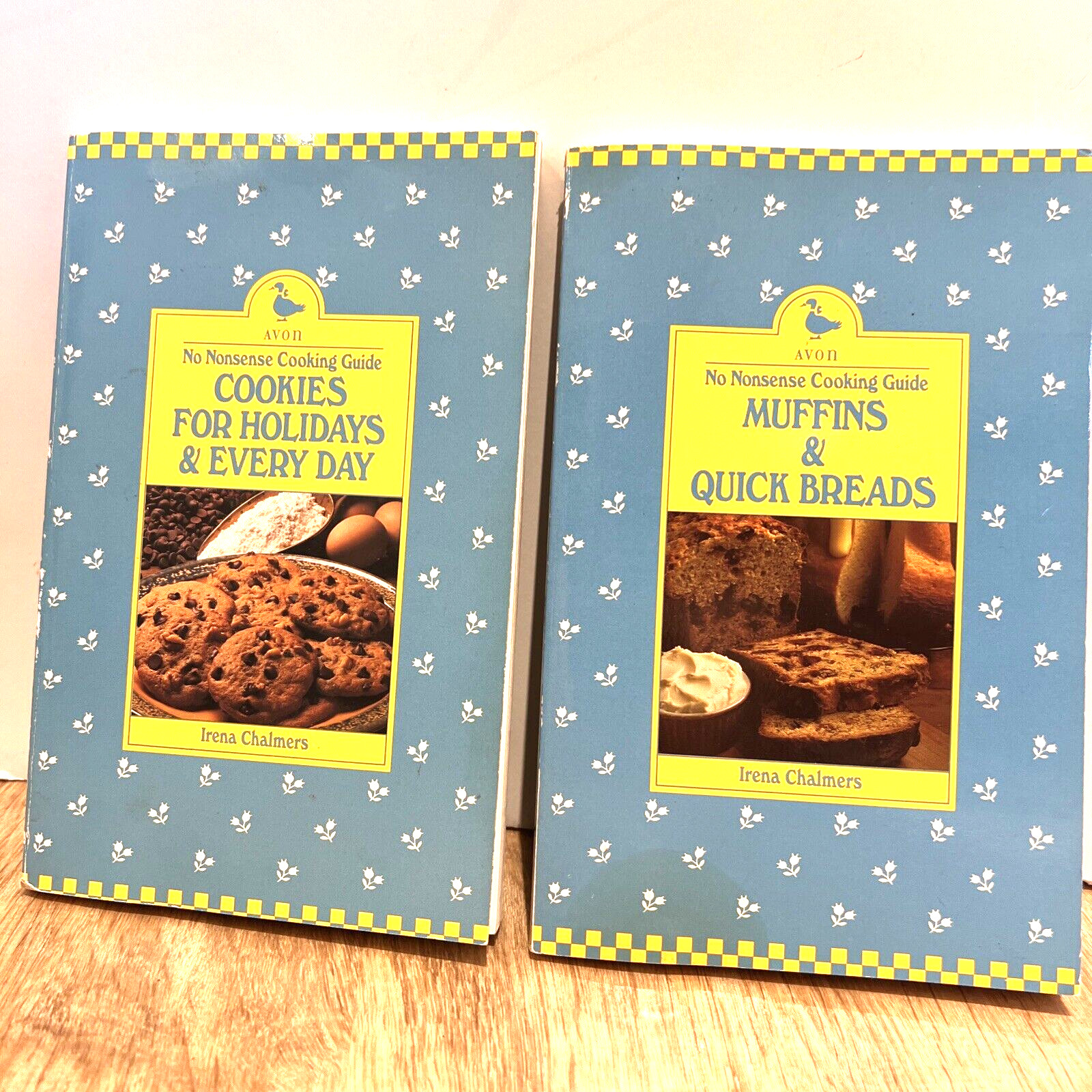 Vintage Avon Paperback Set Of Baking Culinary Cookbooks by Irena Chalmers 1980’s