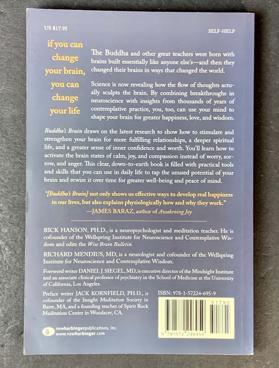Mindfulness Meditation – Lot of 4 – Jon Kabat-Zinn, “Buddha’ Brain” – Softcover