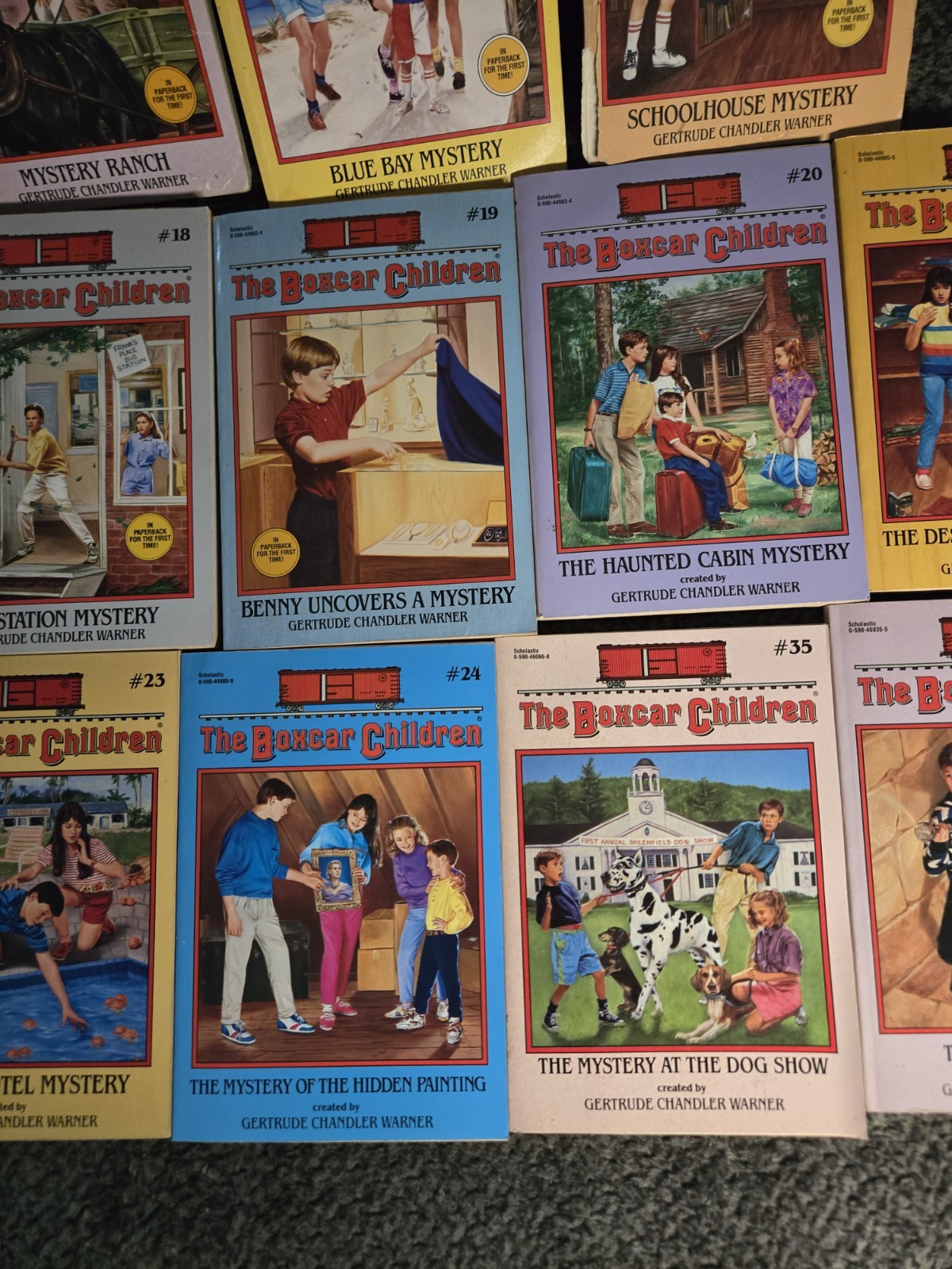 Vintage The Boxcar Children Book Lot of 14 Paperback Books by Gertrude Warner