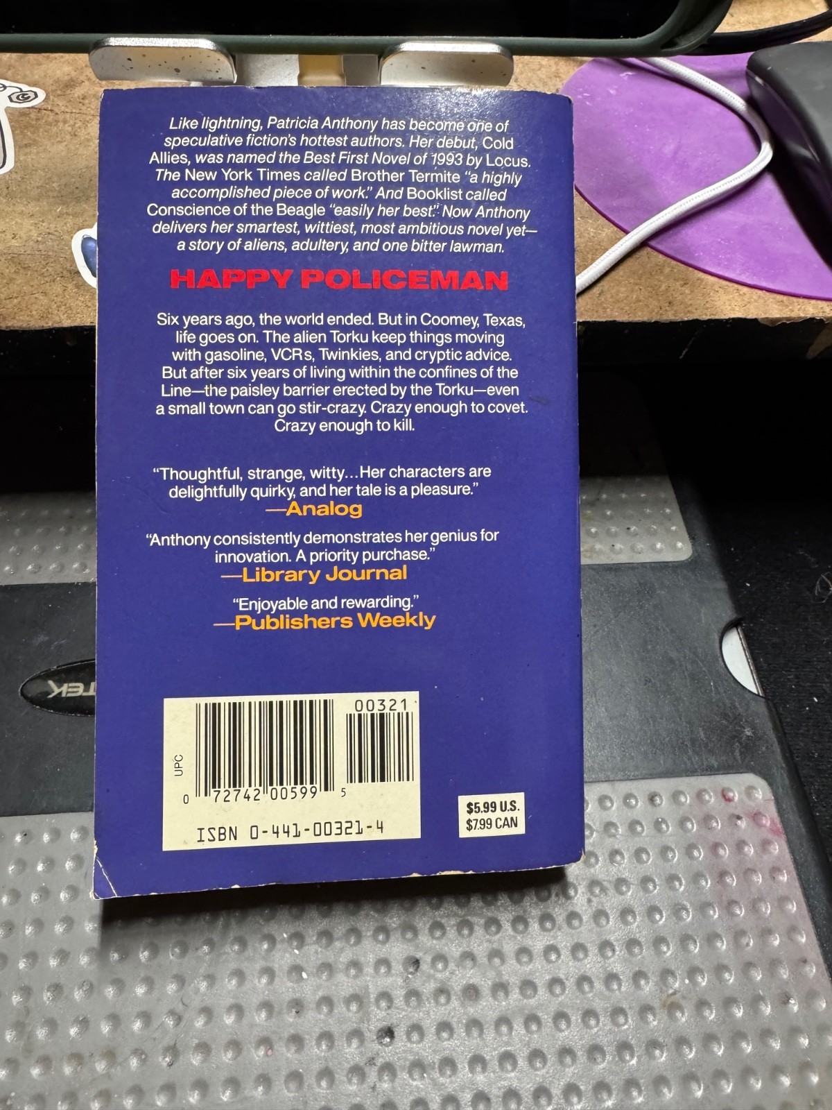 Happy Policeman. By Patricia Anthony