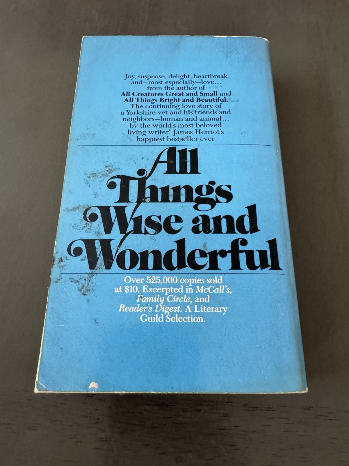 James Herriot All Things Wise and Wonderful PB All Creatures Great and Small