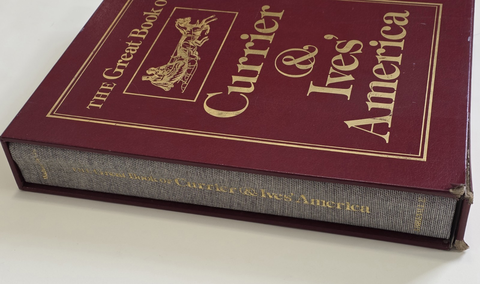 THE GREAT BOOKS OF CURRIER AND IVES LIMITED FIRST EDTION 1753/3000 SIGNED W.RAHL