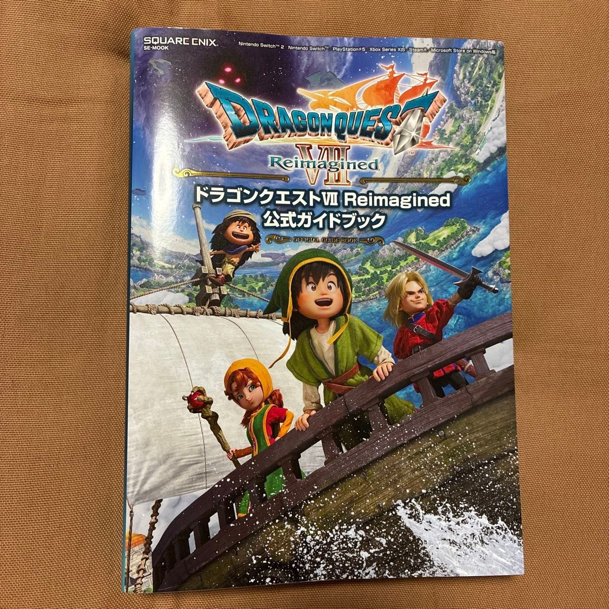 Dragon Quest VII Reimagined Official Guidebook with obi