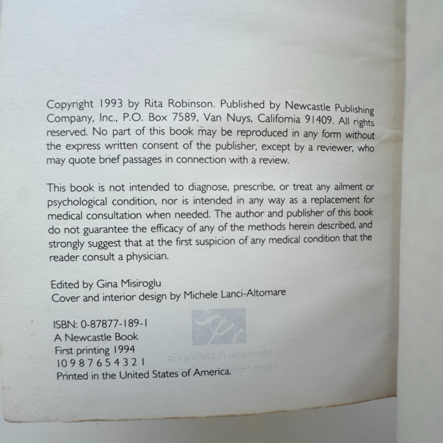 1994 Color Your World Using Power of Color and Light in Your Life Rita Robinson
