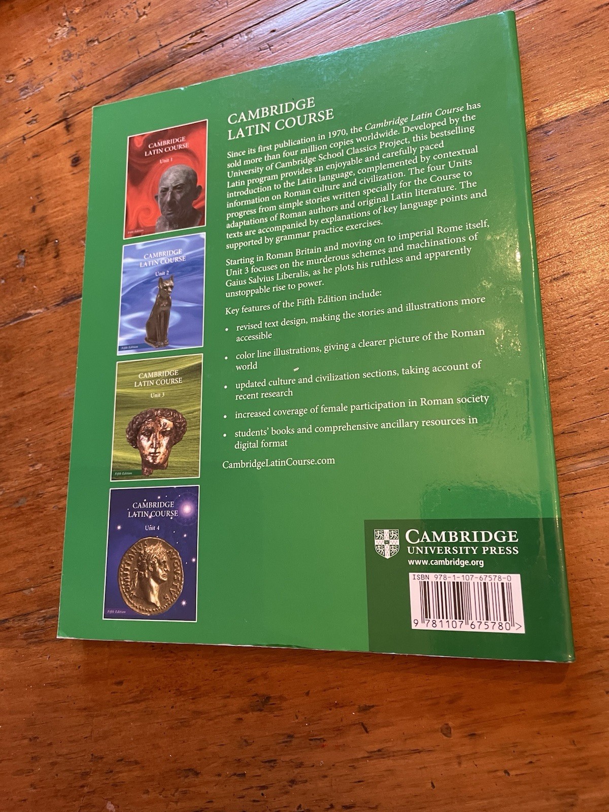 Cambridge Latin Course Unit 3 Student’s Book 5th Edition Paperback