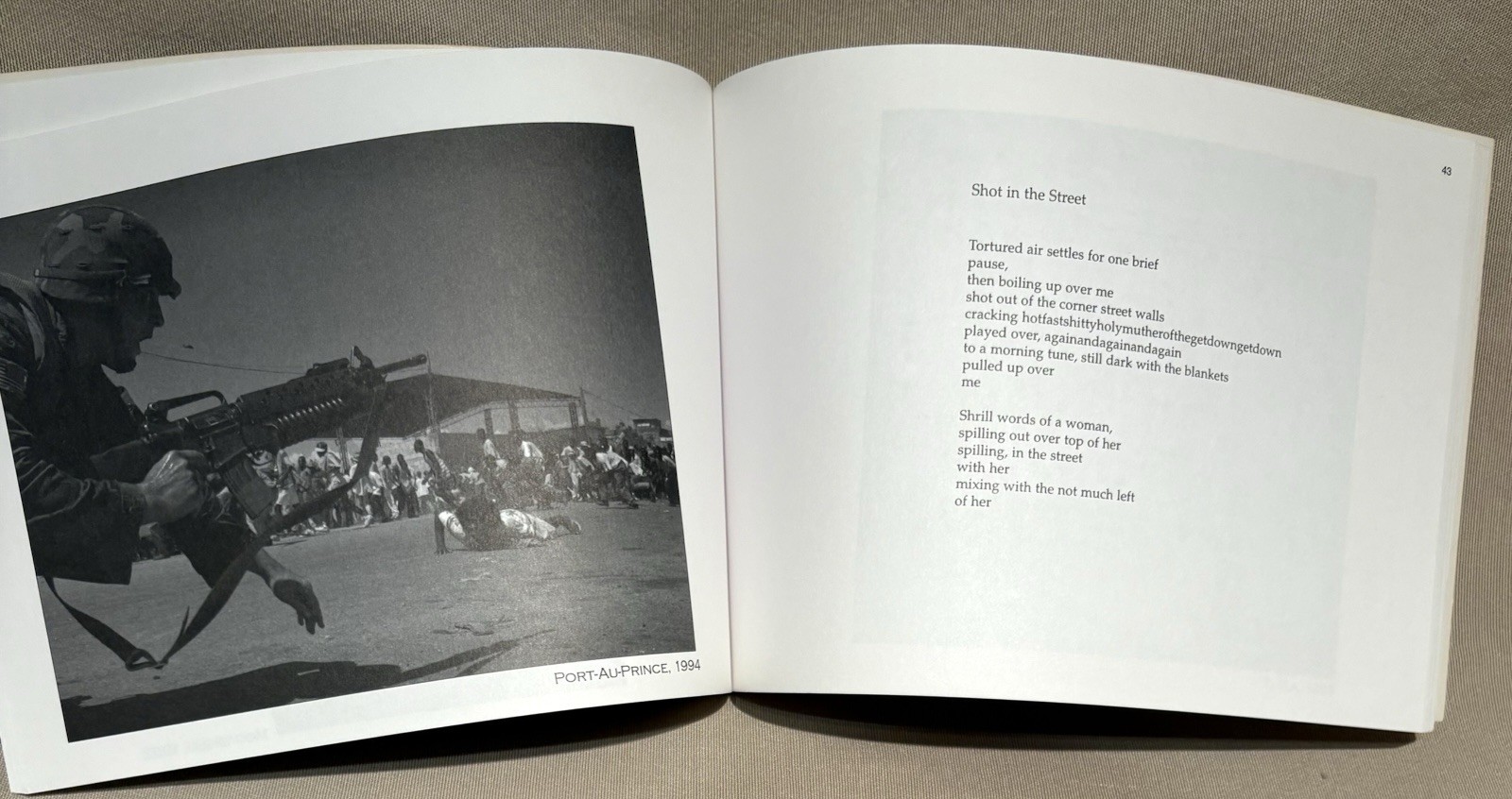 John Gaps III, GOD LEFT US ALONE HERE: A Book of War PB, 1997 86 Pages