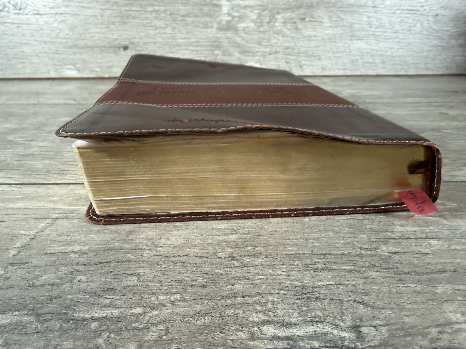 NKJV/RVR Bilingual Bible Leathersoft Brown (Spanish Edition) 2018 ( READ)