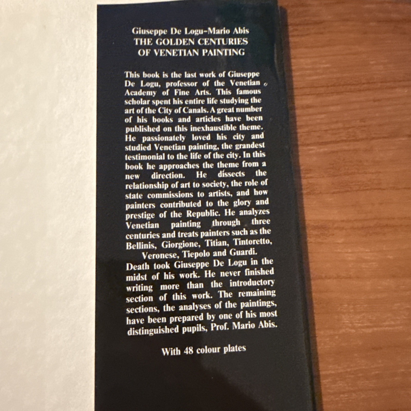 book art Spanish painting hardcover 1989 black cover like new second printing
