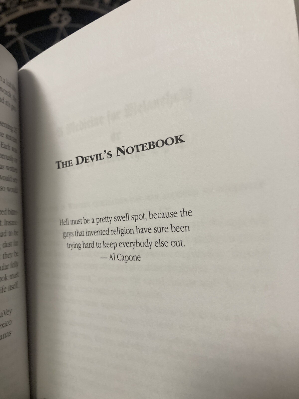 The Devil’s Notebook By Anton Szandor LaVey Satanism And Witchcraft