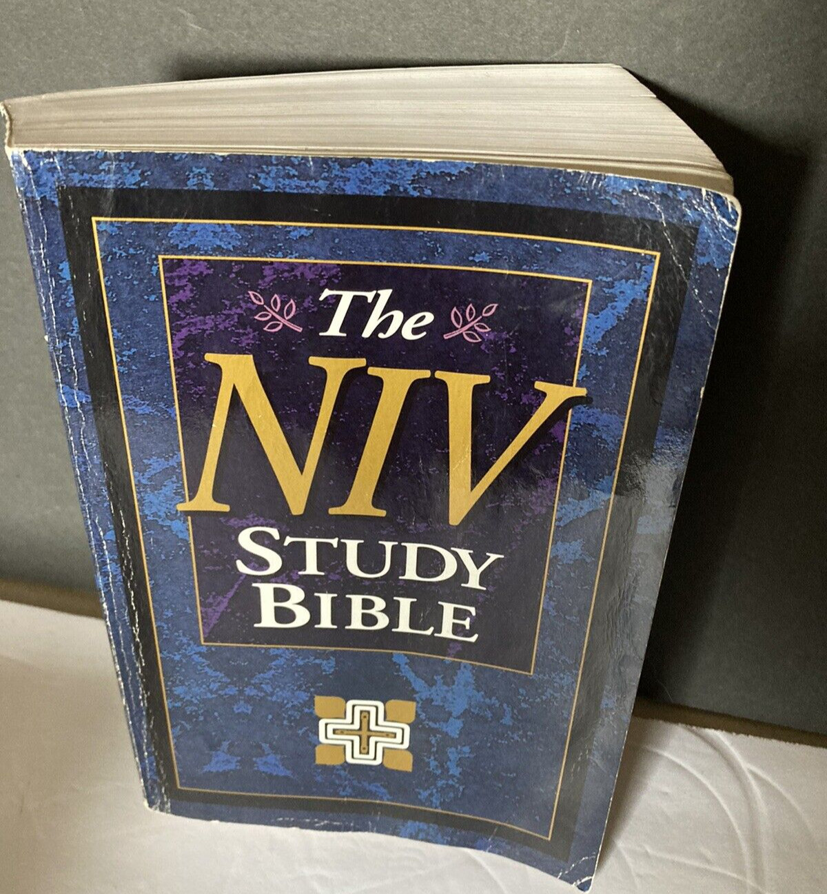 NIV Study Bible : Donald Burdick 1995, Paperback,…Does have some writing.
