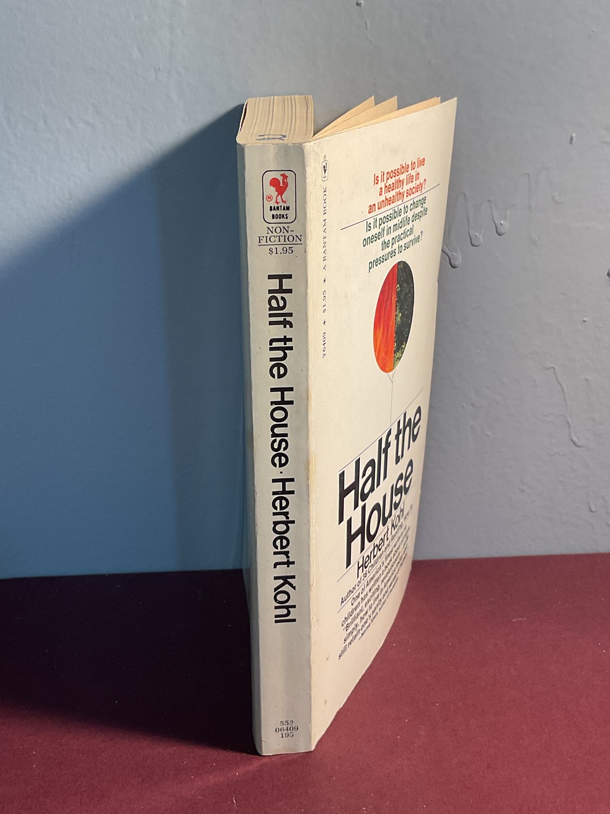 Half the House by Herbert Kohl Bantam Book 1976 Mass Market Paperback Living