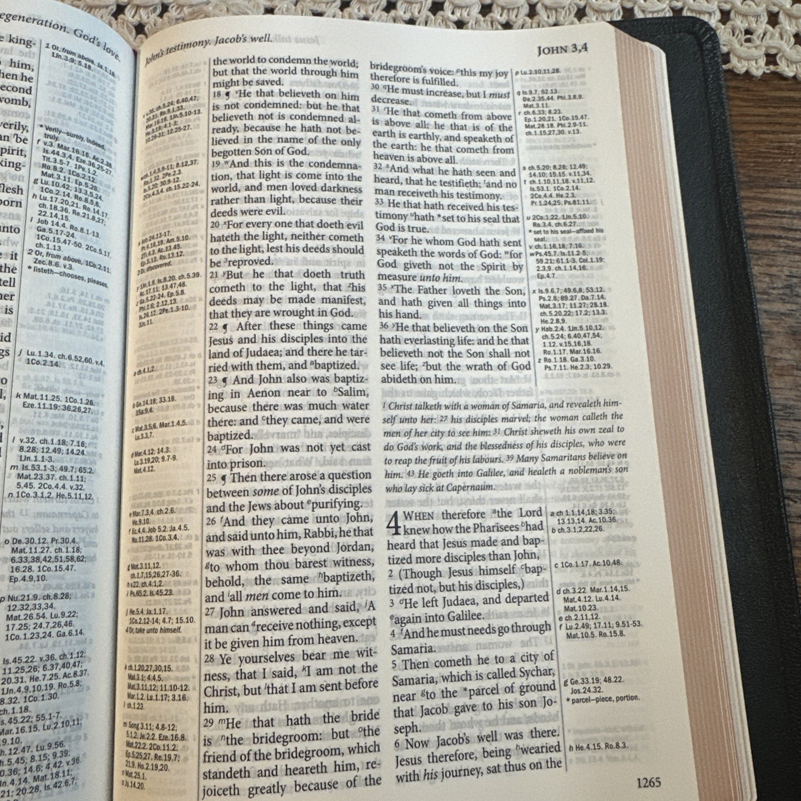 Cambridge Westminster KJV Ref Bible Black Goatskin Brand New!