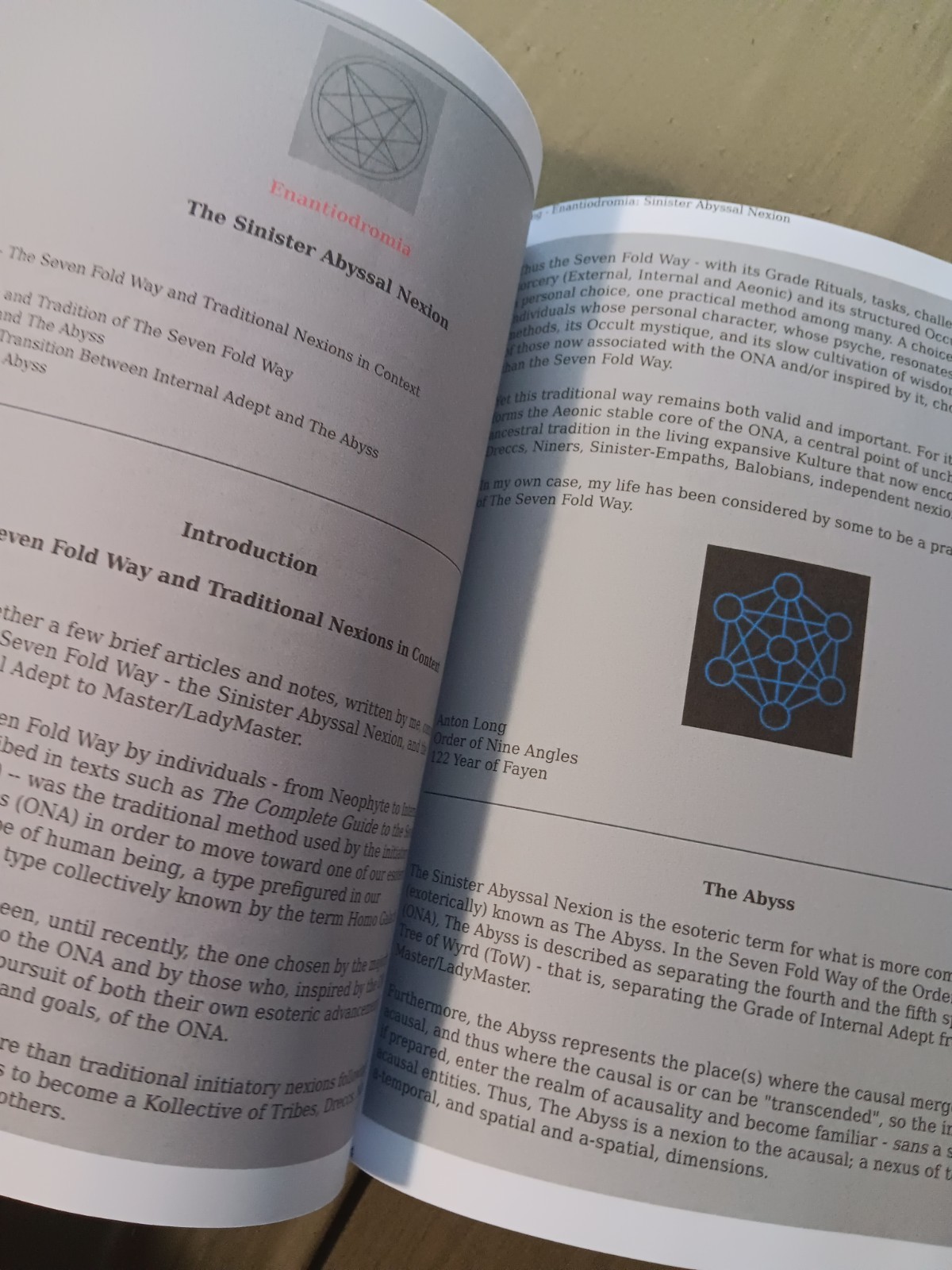 Liber Rounwytha expanded ed. Anton long order of nine angles Satanism ONA/O9a