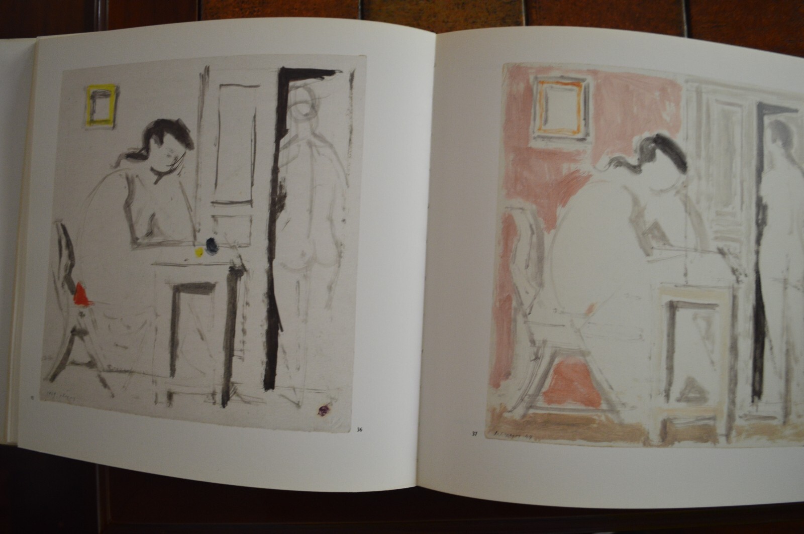 GREEK PAINTER YIANNIS MORALIS SCETCHES 1934-1994 HARD COVER BOOK – 314 PAGES
