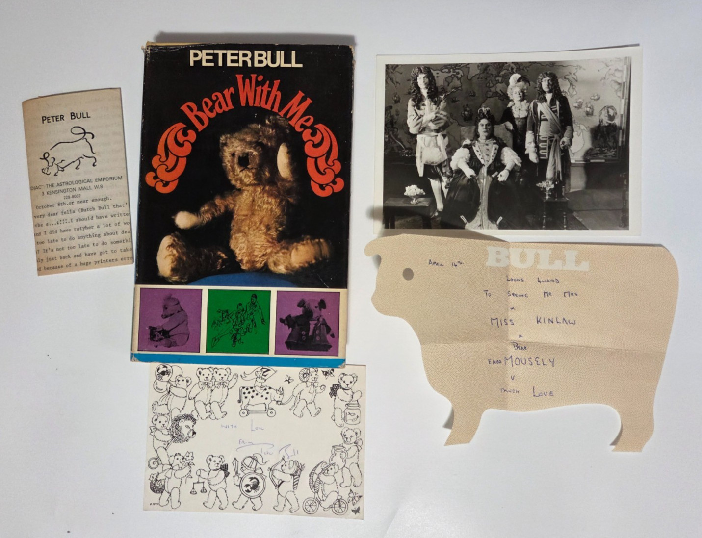 Bear with me – Peter Bull | 2 signatures | 1st edition