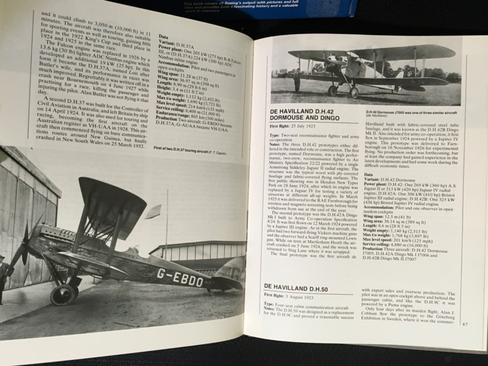 Lot Planemakers 1 2 3 BOEING Michael Taylor WESTLAND David Monday DE HAVILLAND