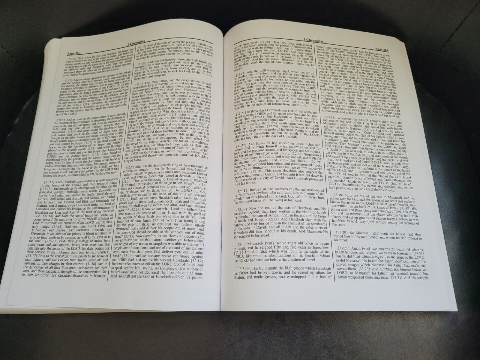 Extra Large 12 x 8.5″ Holy Bible: KJV King James Version Print Old New Testament